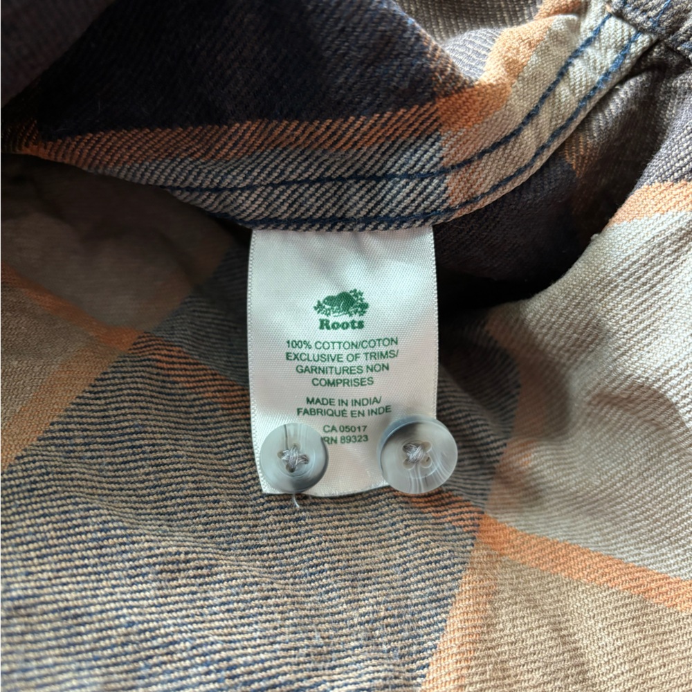 Roots Flannel Plaid Men's Shirt - Picture 3 of 3